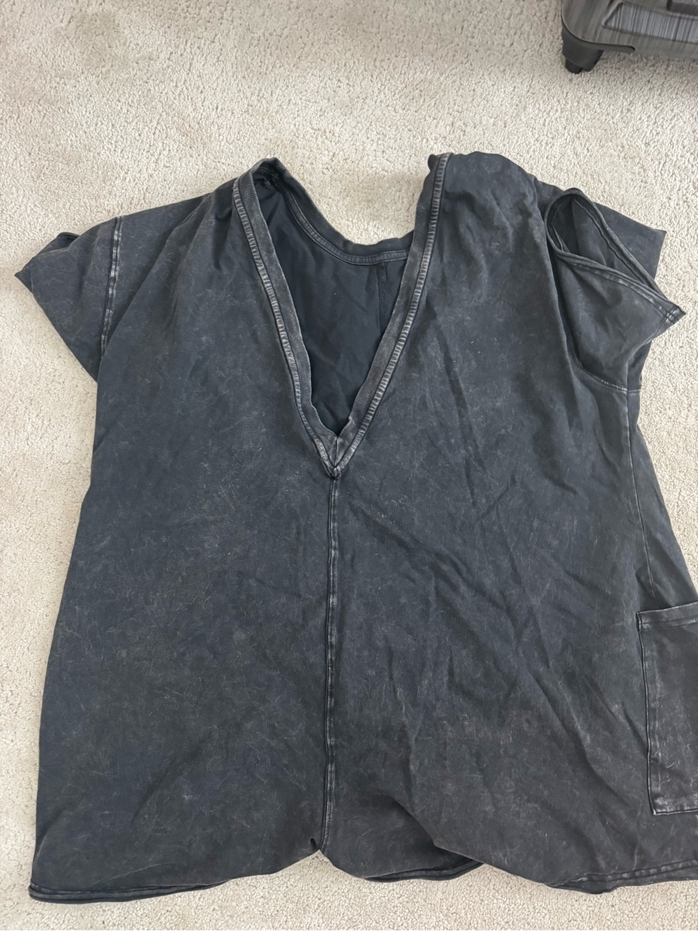Free People Washed Black romper